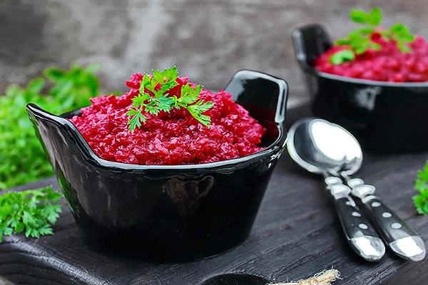 cilantro on beets