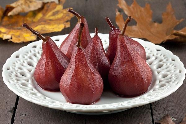 poires marinées pour la viande