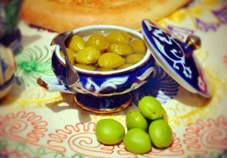 confiture d'abricots verts