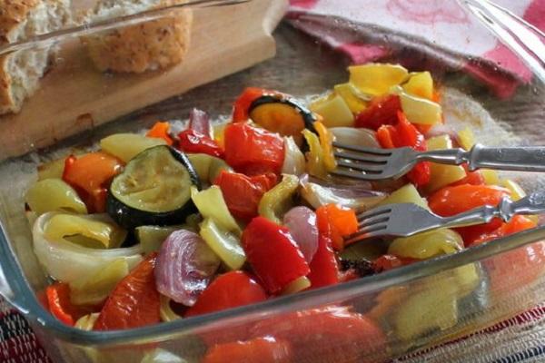 verduras al horno