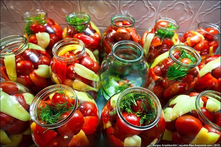 tomates con pimienta