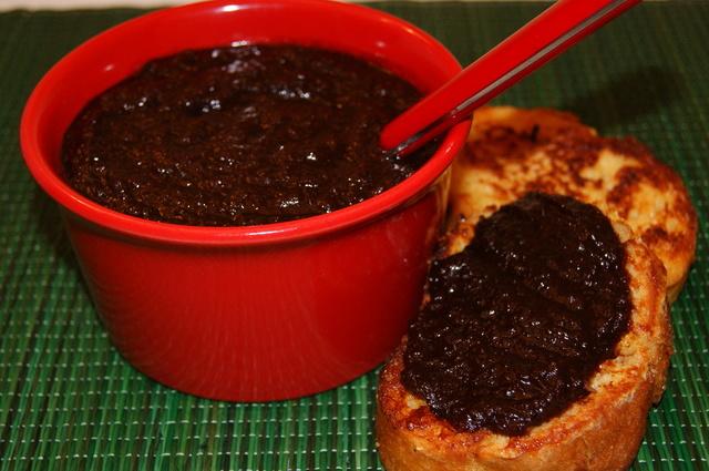 confiture de pommes au chocolat