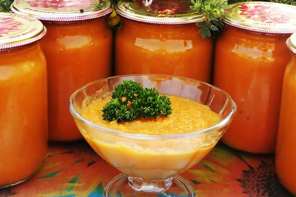 squash caviar in a slow cooker