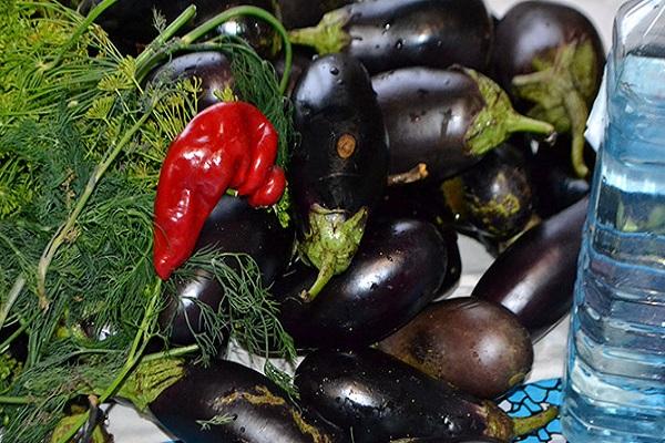 preparation of vegetables