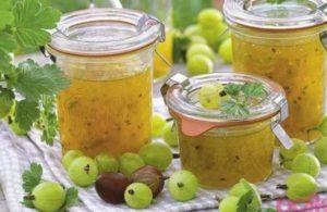 TOP 6 delicious recipes for gooseberry jam with apples for the winter