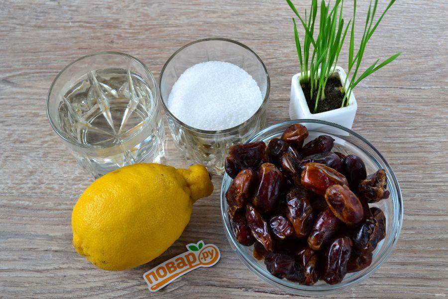 mendidih dengan lemon dan kurma