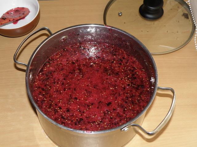 confiture aux framboises