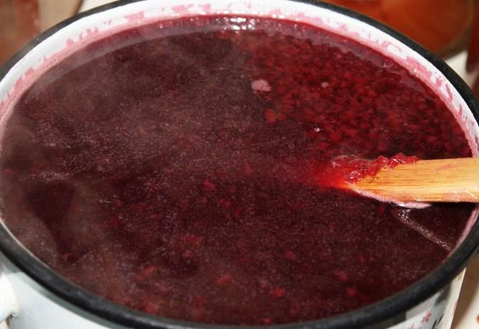 cherry juice with pulp