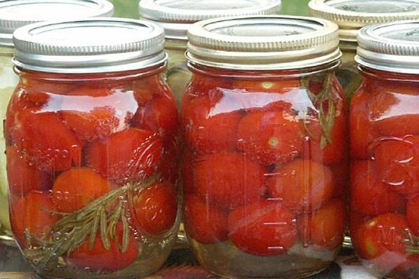 tomates marinées