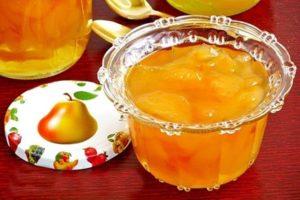 Une recette simple de confiture de poire à l'acide citrique pour l'hiver