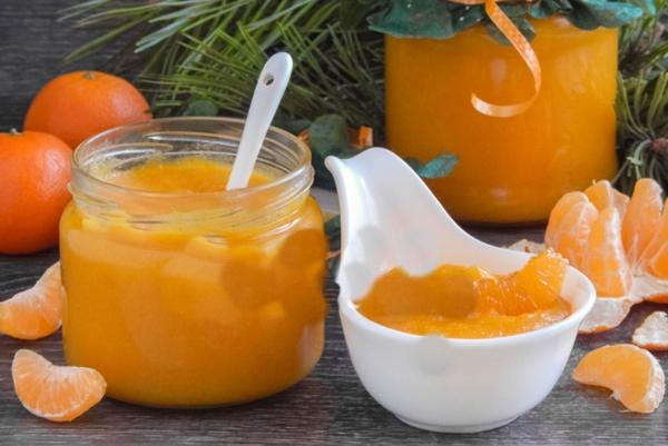 Confiture de mandarine au jus de mandarine