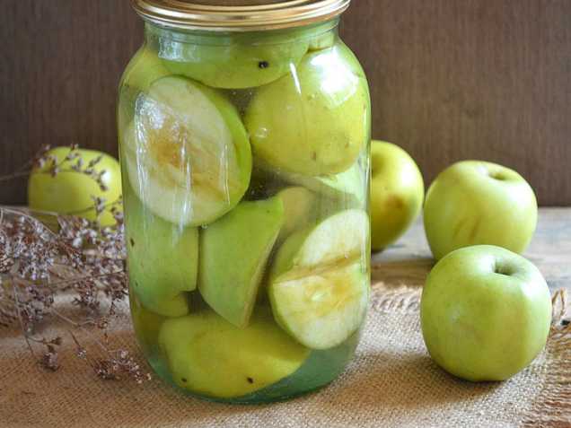 pommes au sirop