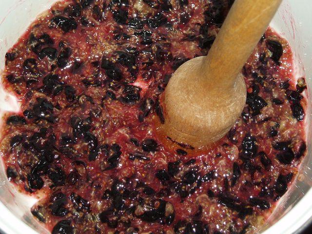 confiture de groseilles noires et rouges