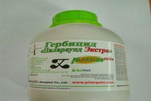 Instructions for the use of herbicide Pilaround Extra