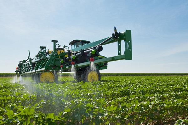 spraying fields