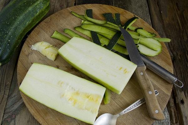 hacher les légumes