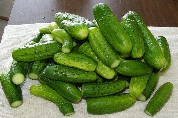 green cucumbers