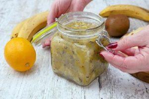 Recette pour faire de la confiture de banane et d'orange pour l'hiver