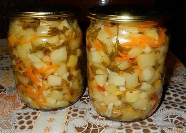 Začinjena salata od tikvica