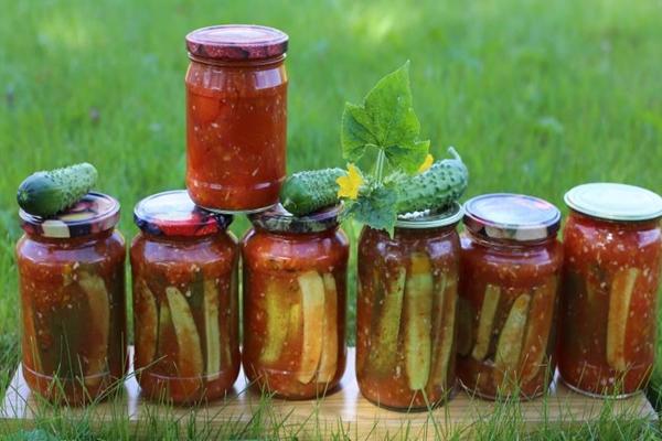 Cucumbers in filling for the winter recipes