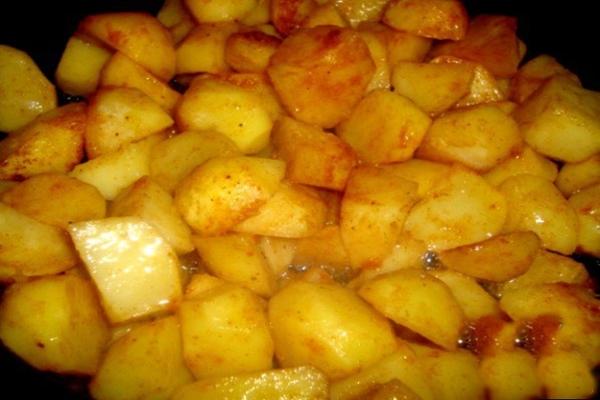 Plat d'accompagnement de pommes de terre