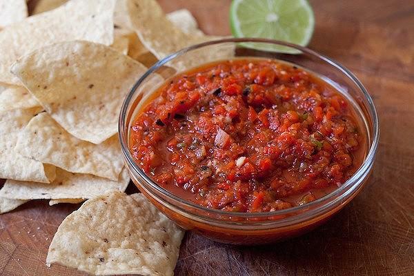 Salsa sauce for the winter recipe