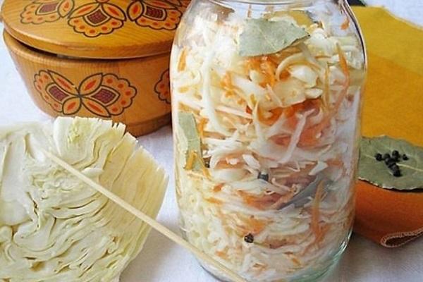 jar of cabbage