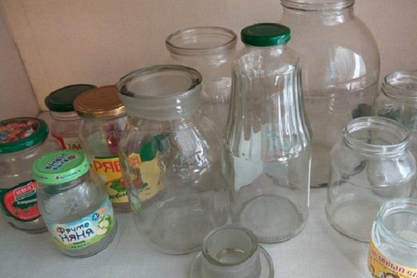 glass jars