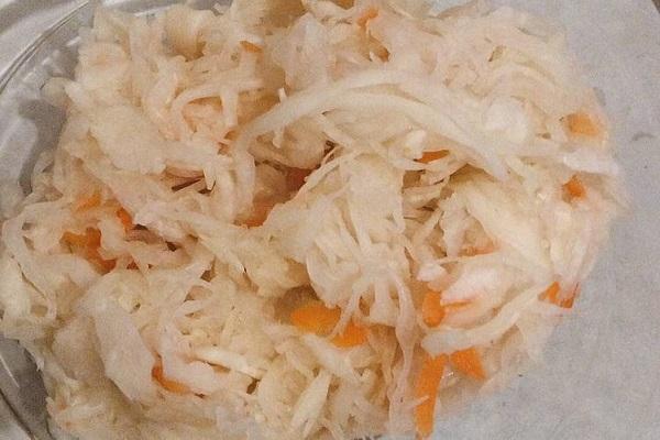 shredded vegetables