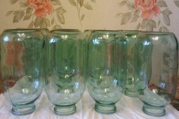 glass jars