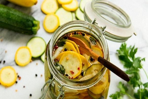 marinated zucchini