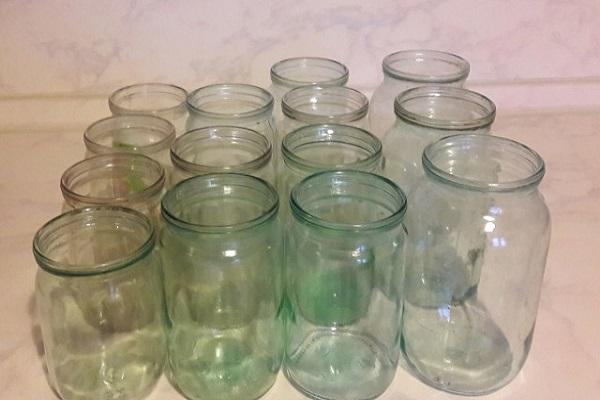 glass jars