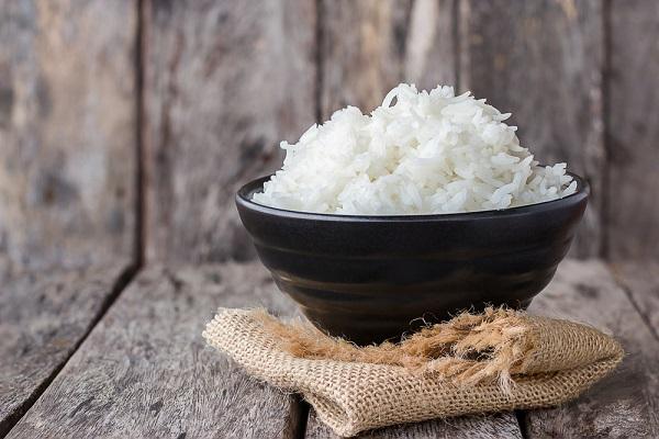 un plato de arroz