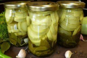 8 mejores recetas de calabacín dulce en escabeche para el invierno