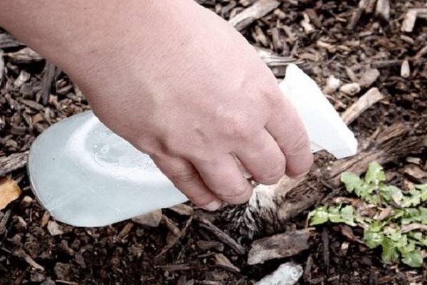 jabón con agua