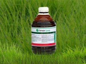 Instructions for the use of the Galera herbicide, mechanism of action and consumption rates