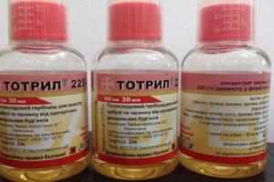 Instructions for use and description of the herbicide Totril