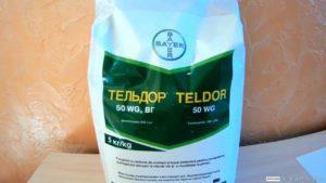 Instructions for use of the fungicide Teldor, compatibility and analogues