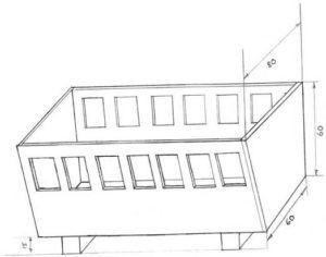 Types of goat feeders and how to do it yourself, instructions and drawings